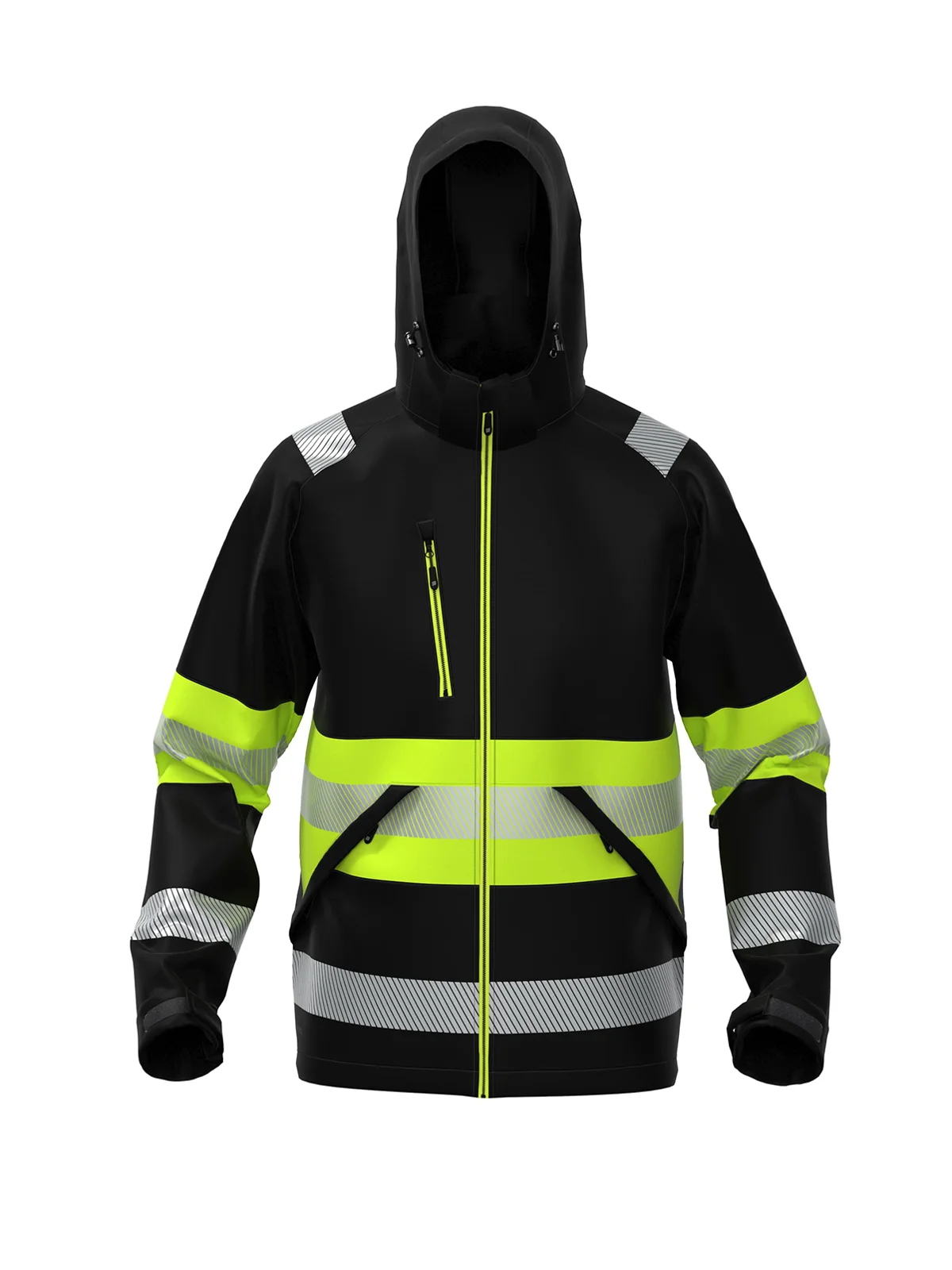 Softshell jakna VALENCIA Hi-vis Class 1