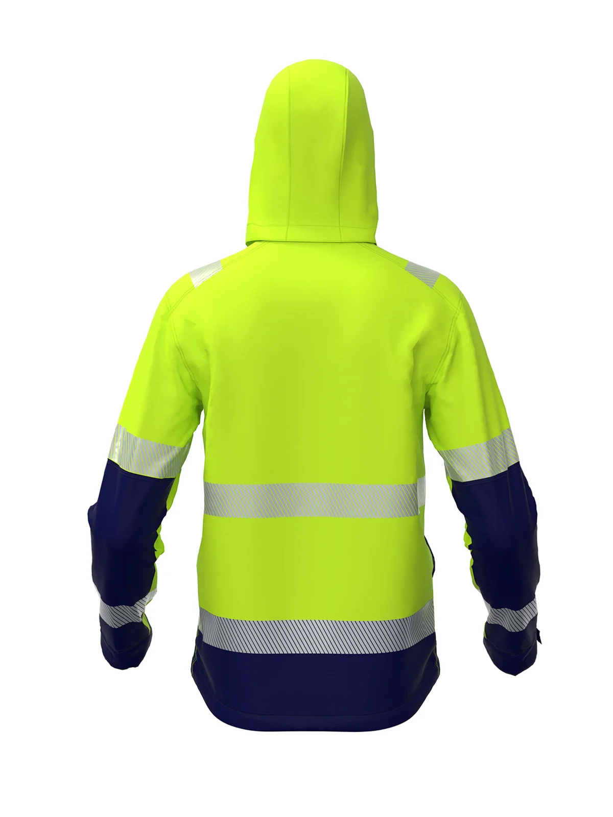 Softshell jakna VALENCIA Hi-vis Class 2 – pogled 9