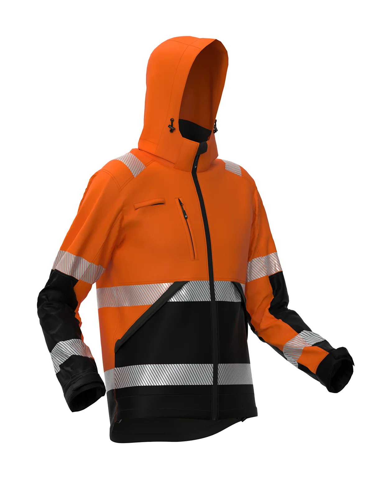 Softshell jakna VALENCIA Hi-vis Class 2 – pogled 13