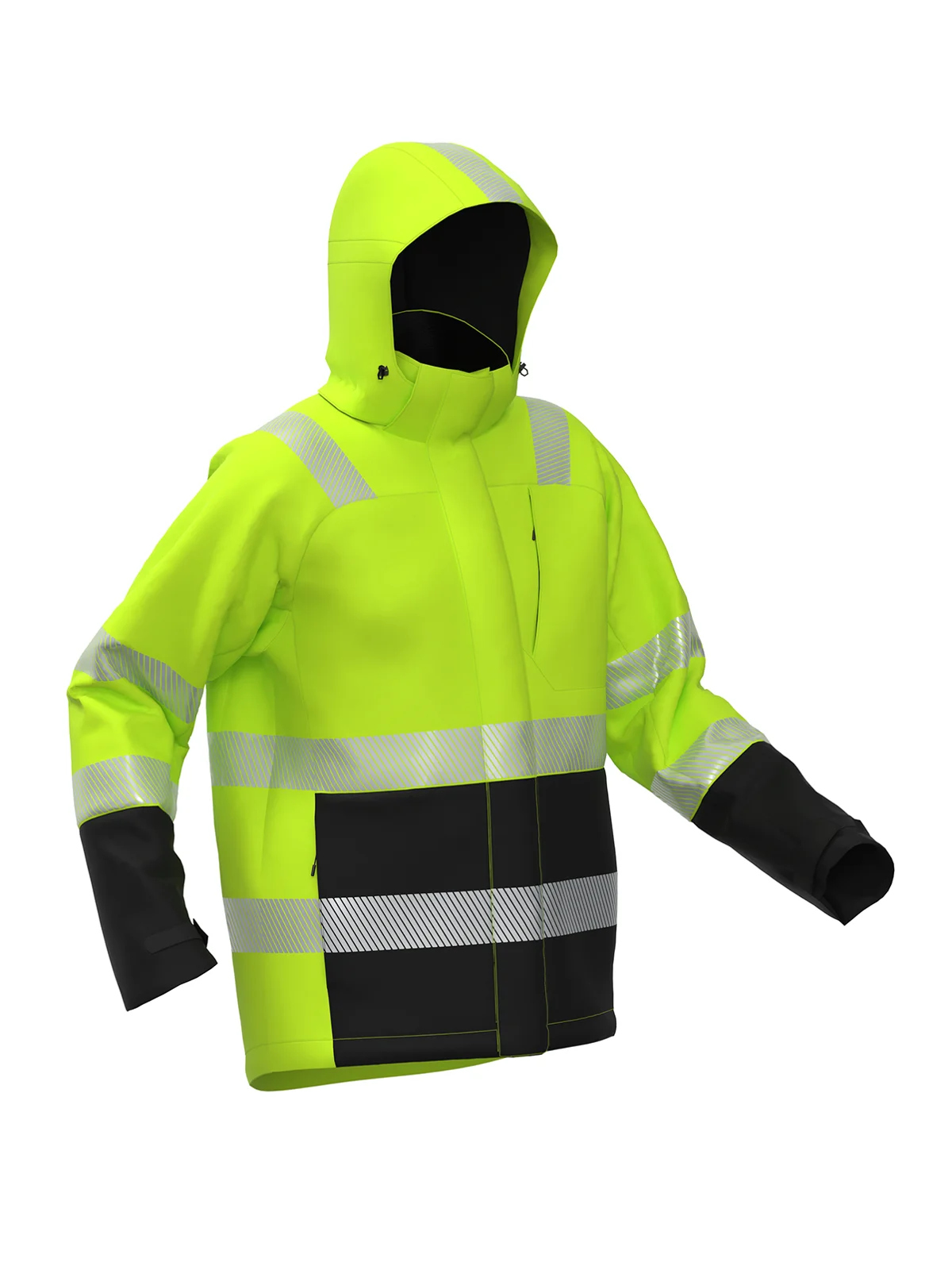 Zimska jakna LIMA Hi-vis Class 3 s SORONA – pogled 3