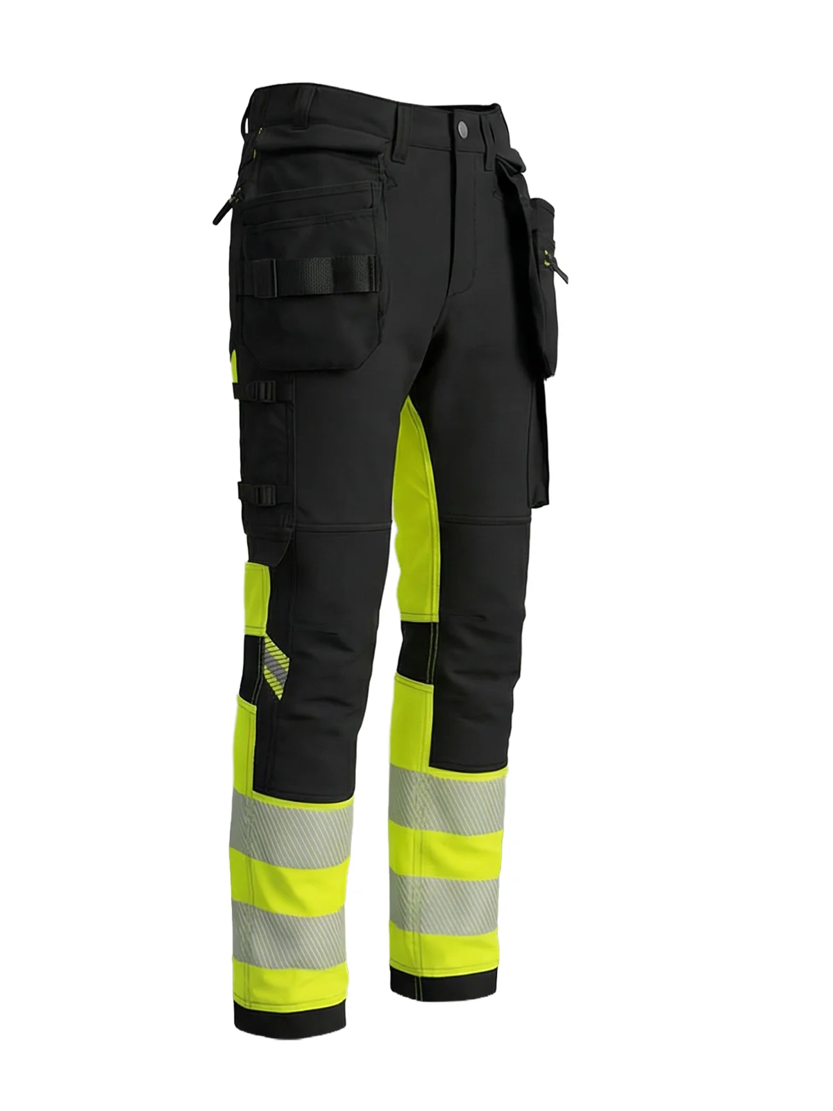 Rastezljive hlače 4-way stretch TENSION PRO Hi-vis Class 1 – pogled 2