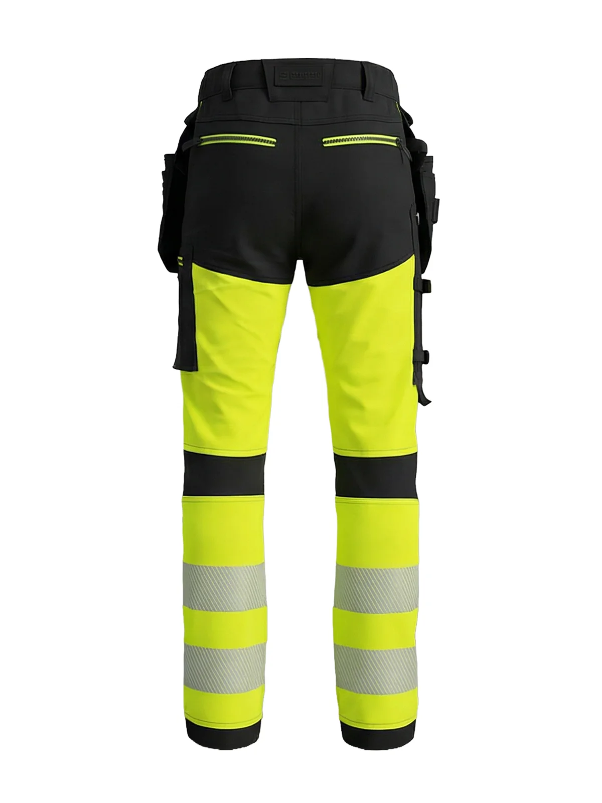 Rastezljive hlače 4-way stretch TENSION PRO Hi-vis Class 1 – pogled 4