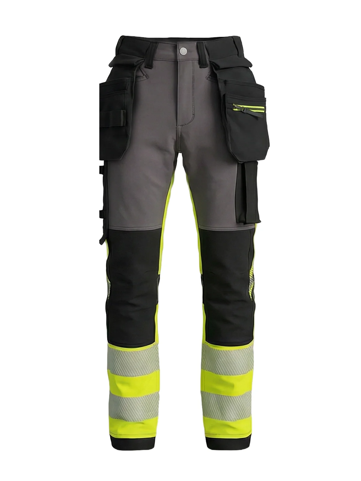 Rastezljive hlače 4-way stretch TENSION PRO Hi-vis Class 1 – pogled 5