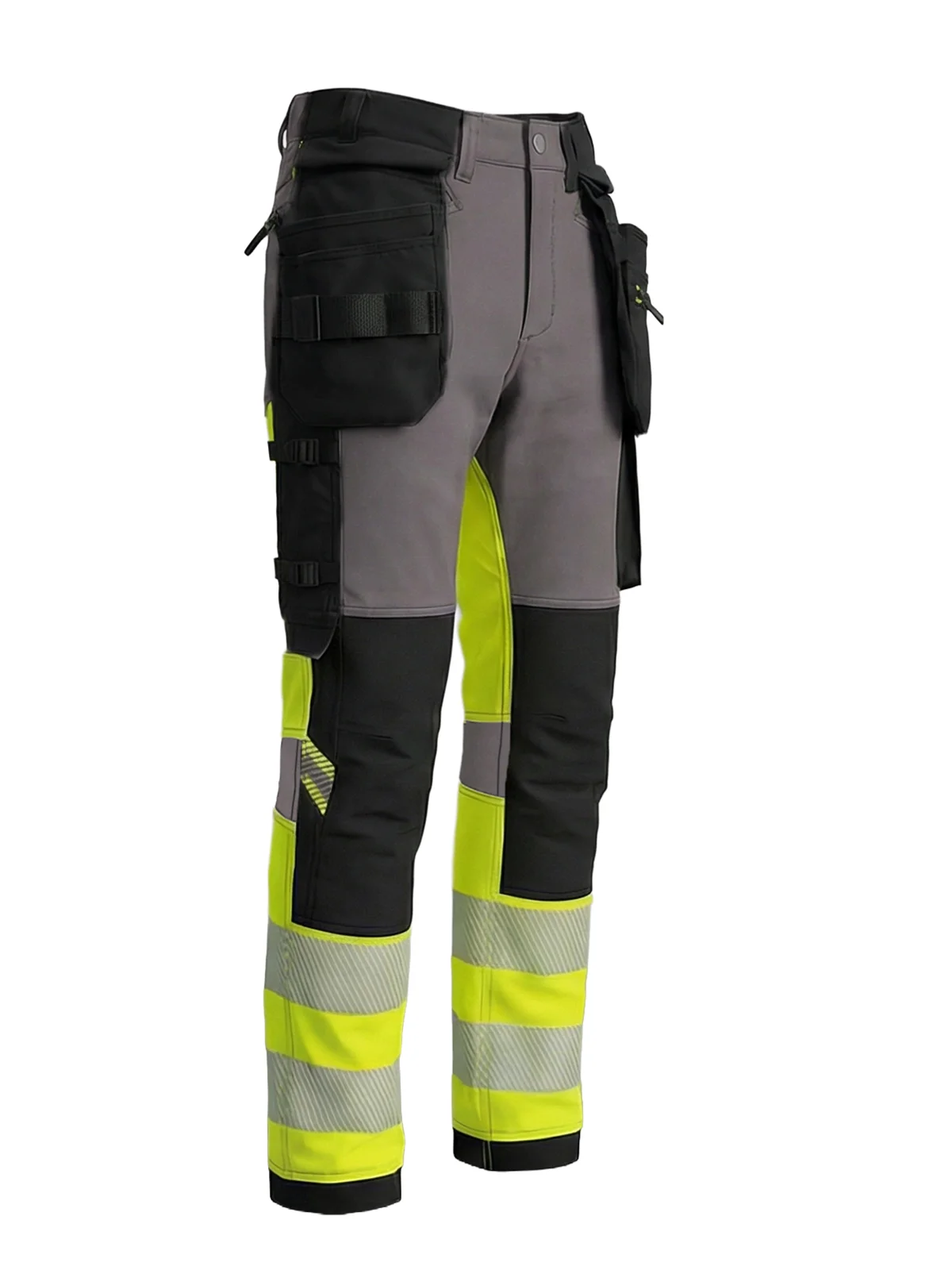 Rastezljive hlače 4-way stretch TENSION PRO Hi-vis Class 1 – pogled 6