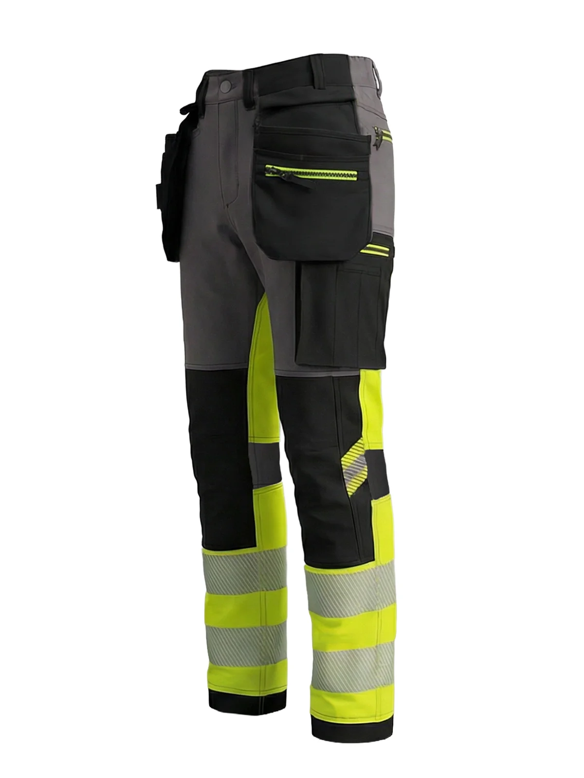 Rastezljive hlače 4-way stretch TENSION PRO Hi-vis Class 1 – pogled 7