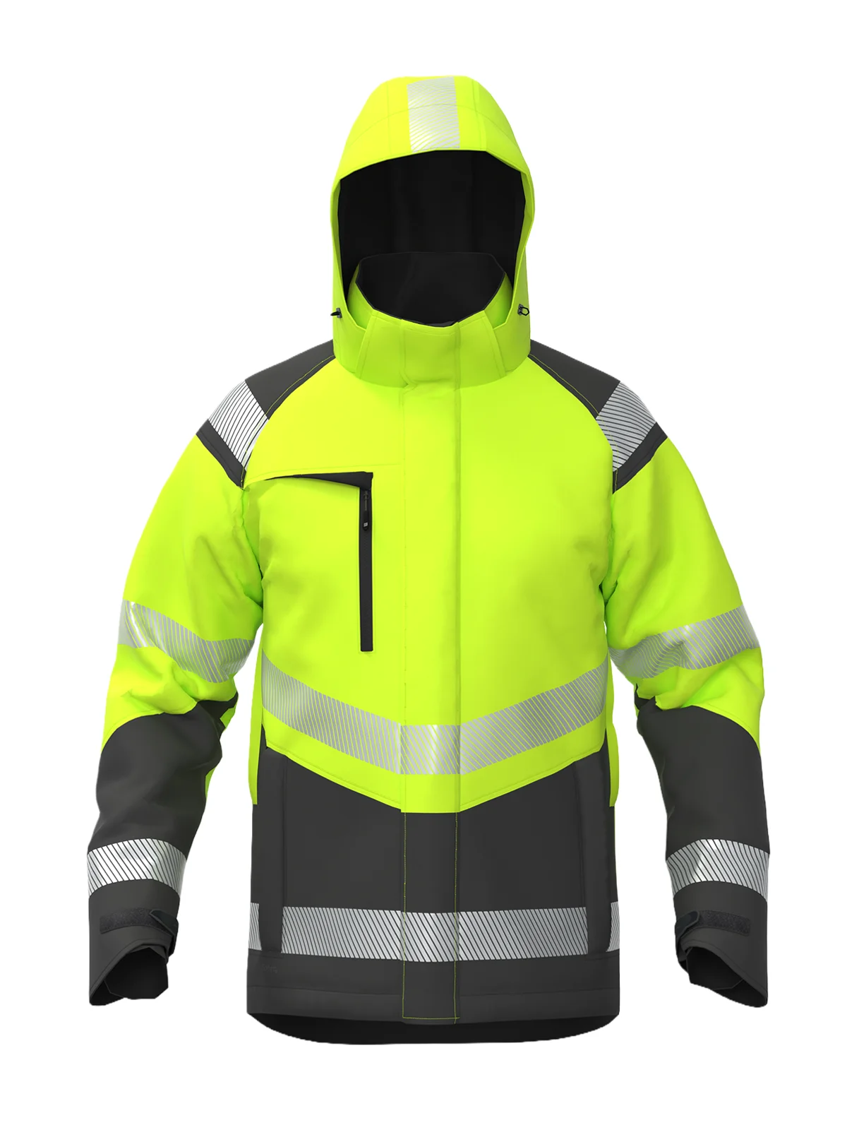 Zimska softshell jakna ATLANTA Hi-vis Class 2