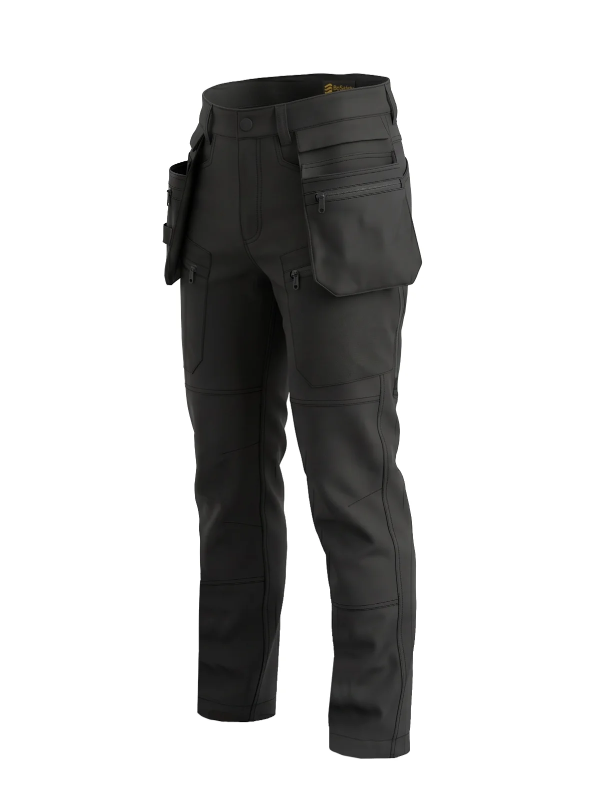Zimske softshell hlače CARGOPLUS – pogled 3