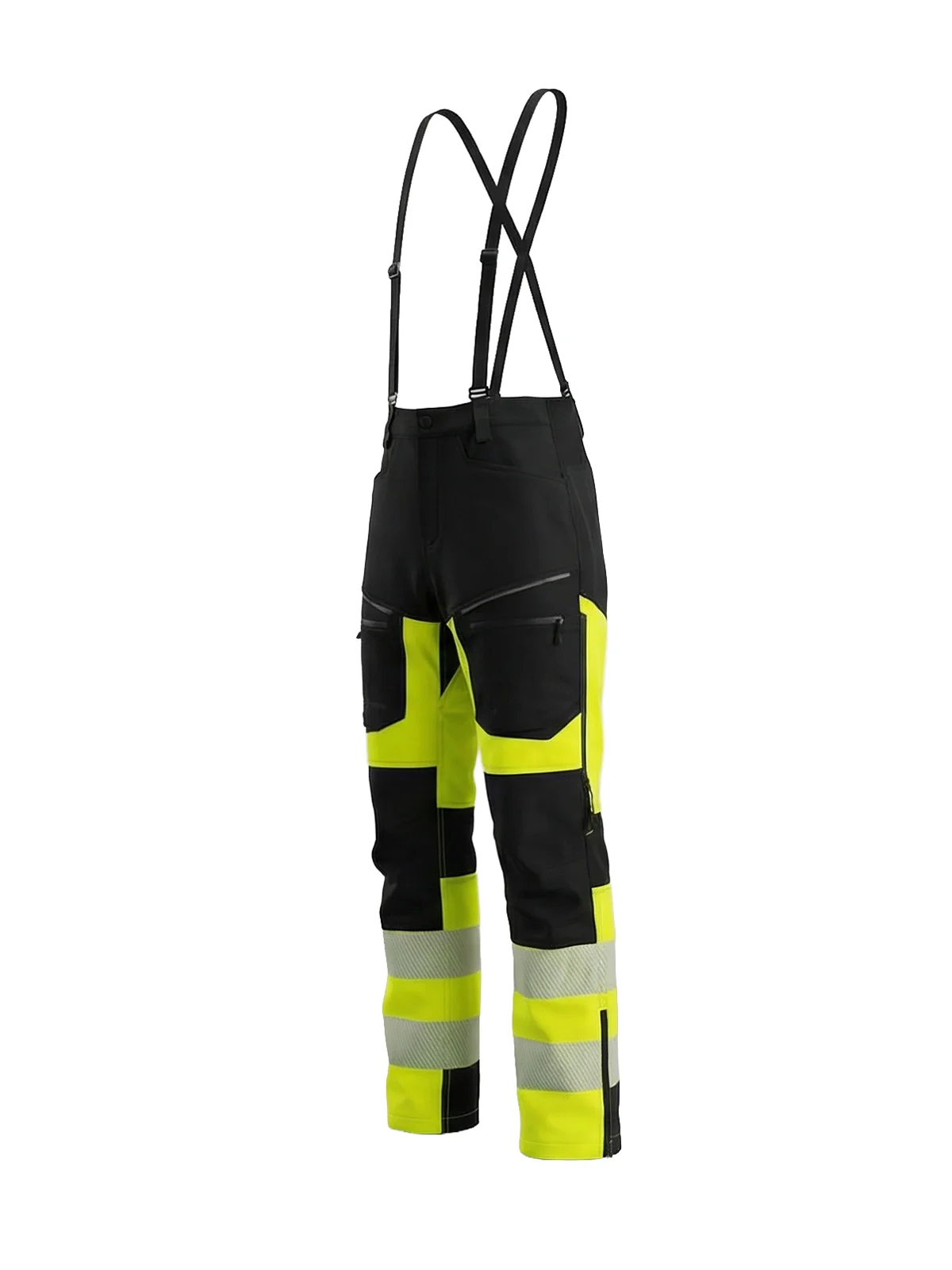 Zimske softshell hlače LANDO Hi-vis Class 1 – pogled 3