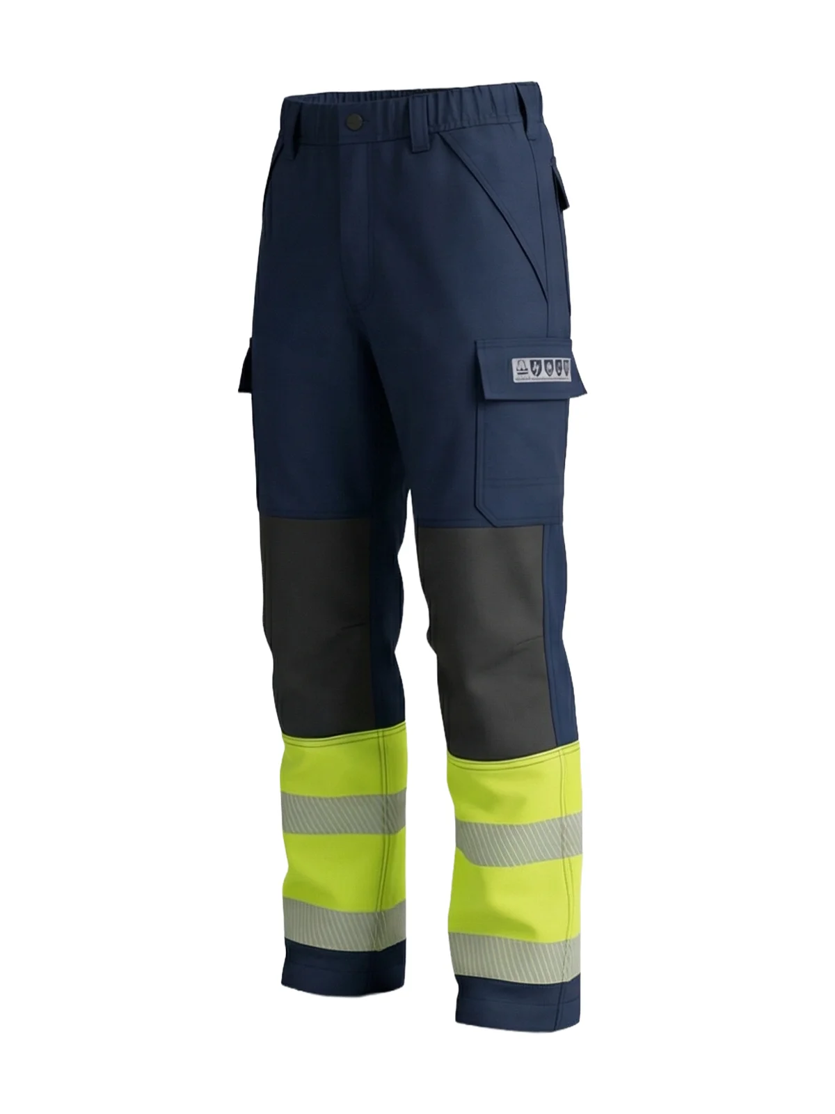Antistatičke hlače MULTISAFE III cat. Hi-vis Class 1 – pogled 2
