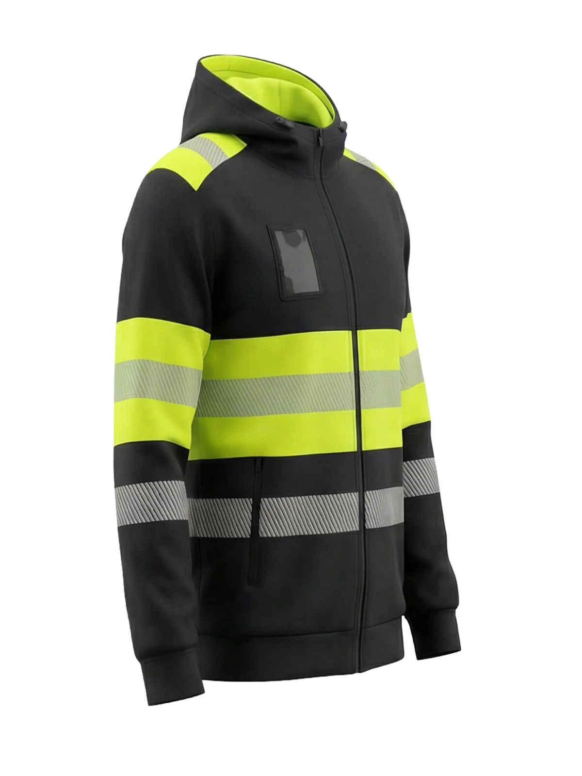 Dukserica s kapuljačom DELAVER Hi-vis Class 1 – pogled 2