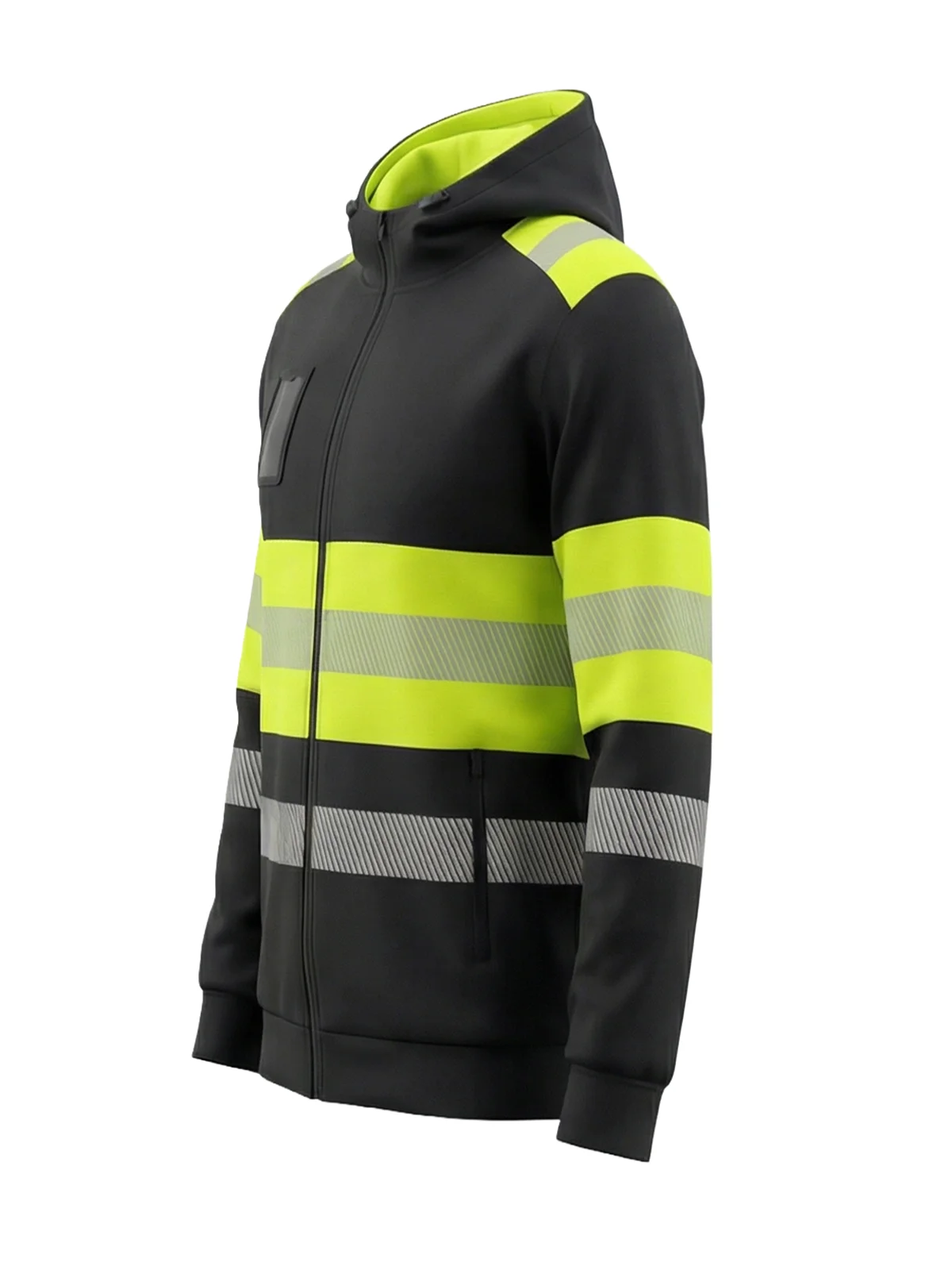 Dukserica s kapuljačom DELAVER Hi-vis Class 1 – pogled 3