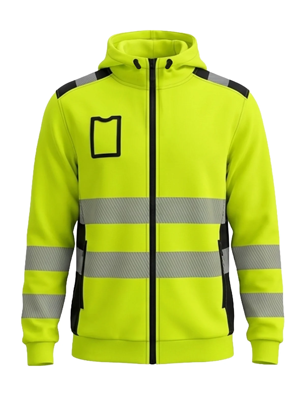 Dukserica s kapuljačom DELAVER Hi-vis Class 3