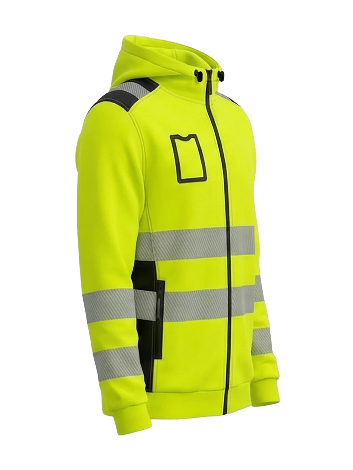 Dukserica s kapuljačom DELAVER Hi-vis Class 3 – pogled 2