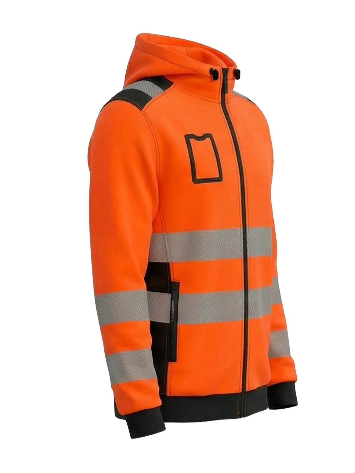 Dukserica s kapuljačom DELAVER Hi-vis Class 3 – pogled 6