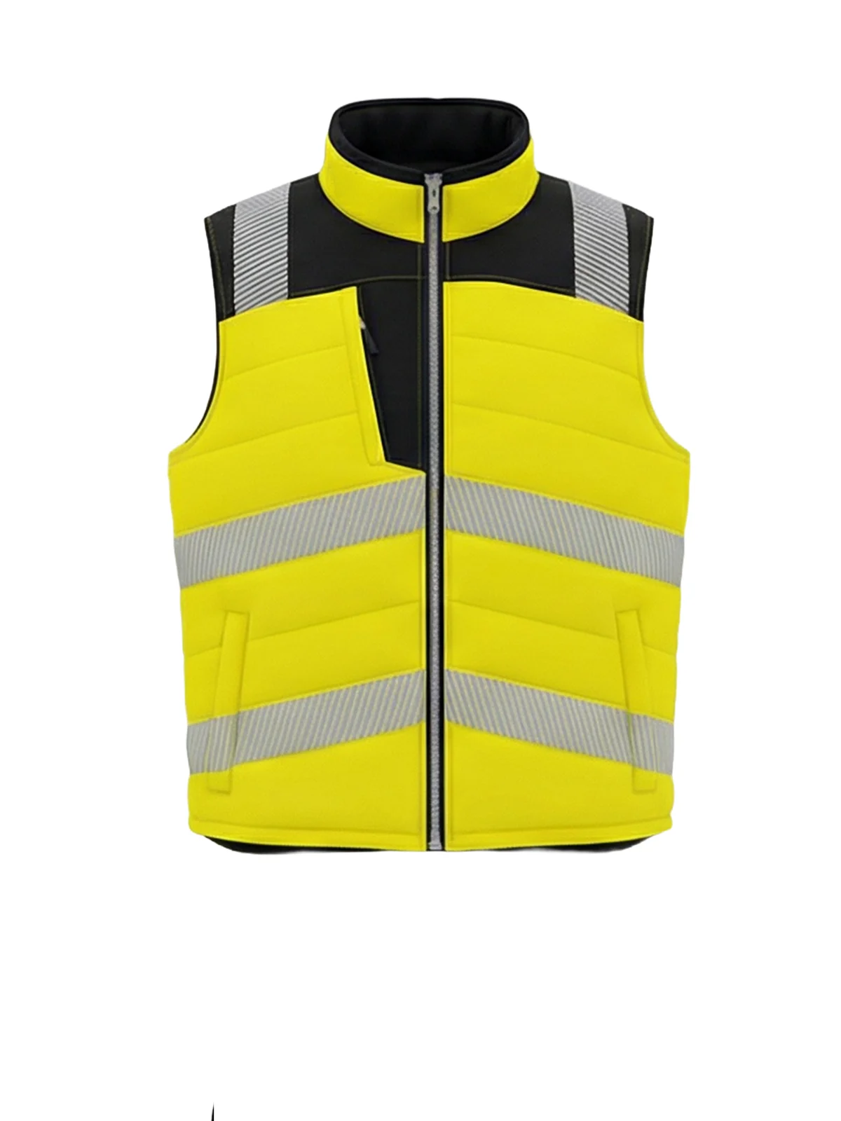 Obostrani podstavljeni softshell prsluk CAN Hi-vis Class 2