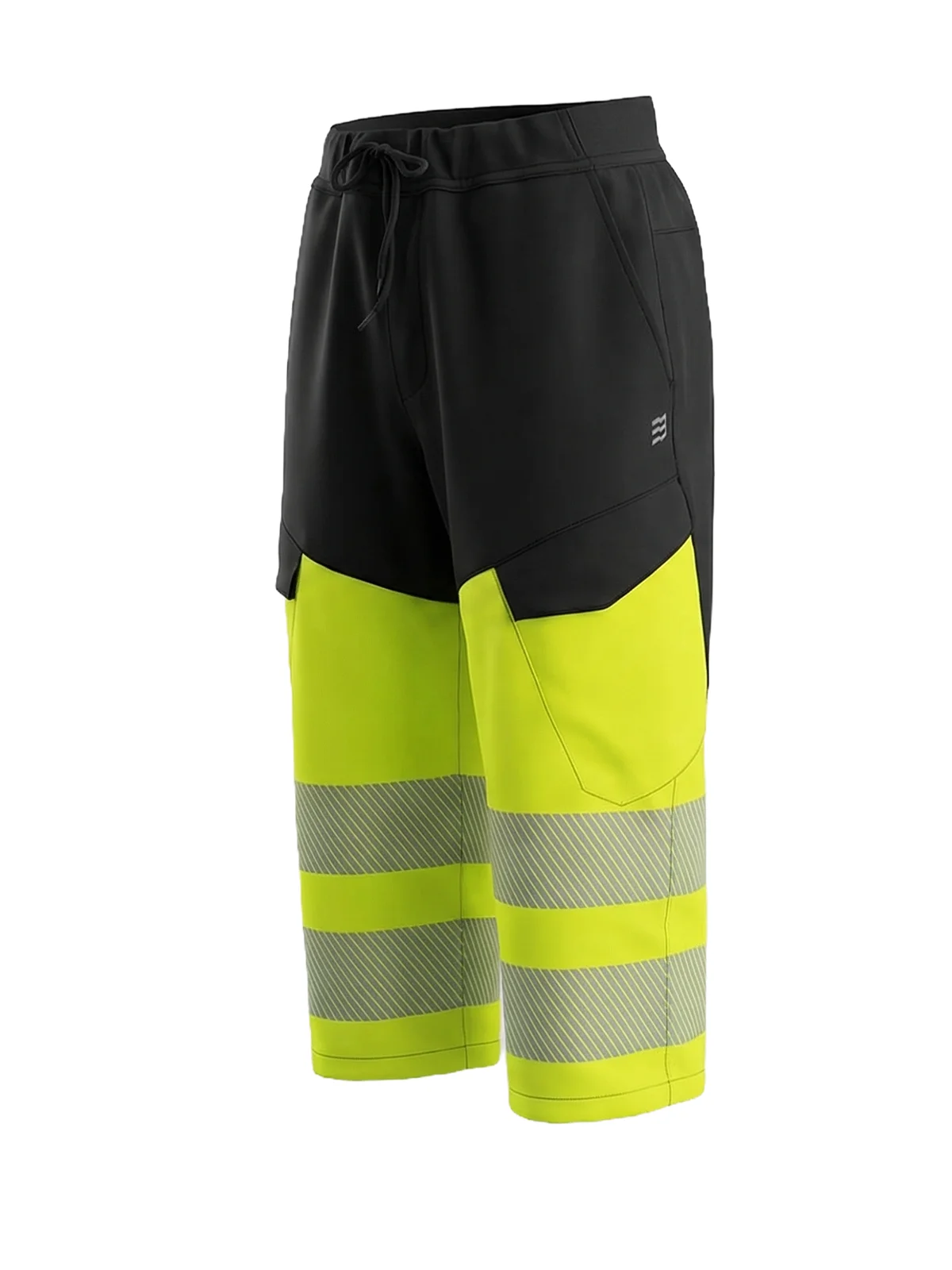 Rastezljive tričetvrtinske hlače 4-way stretch COMFORT Hi-vis Class 1 – pogled 2