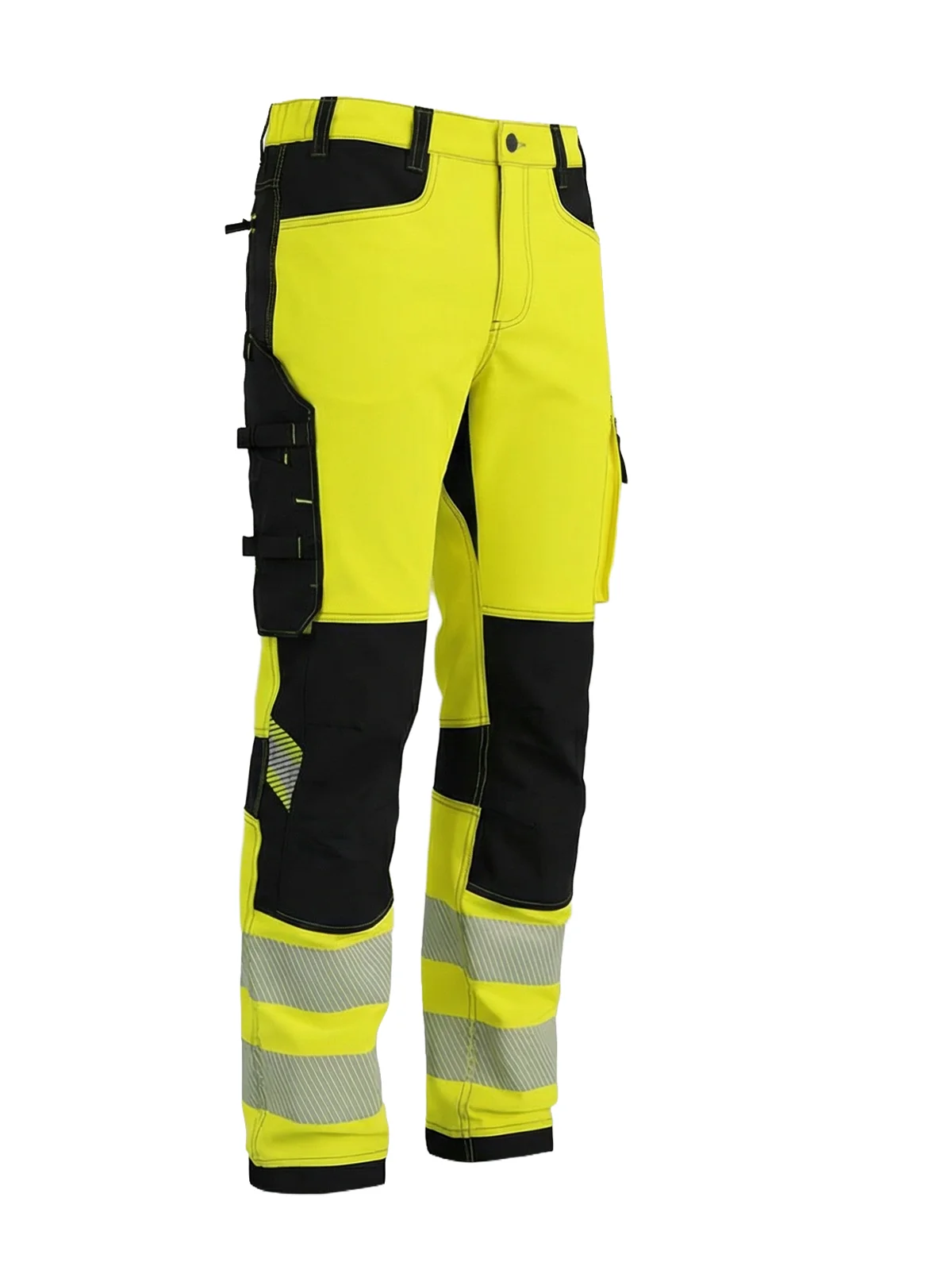Rastezljive hlače 4-way stretch TENSION Hi-vis Class 1 – pogled 2