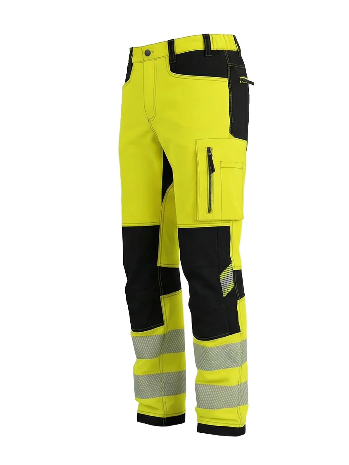 Rastezljive hlače 4-way stretch TENSION Hi-vis Class 1 – pogled 3