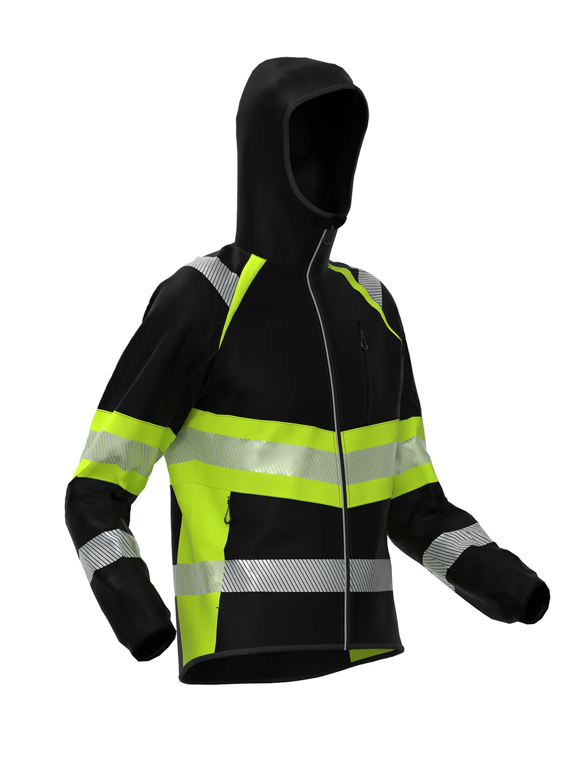 Softshell jakna TOPEK Hi-vis Class 1 – pogled 2