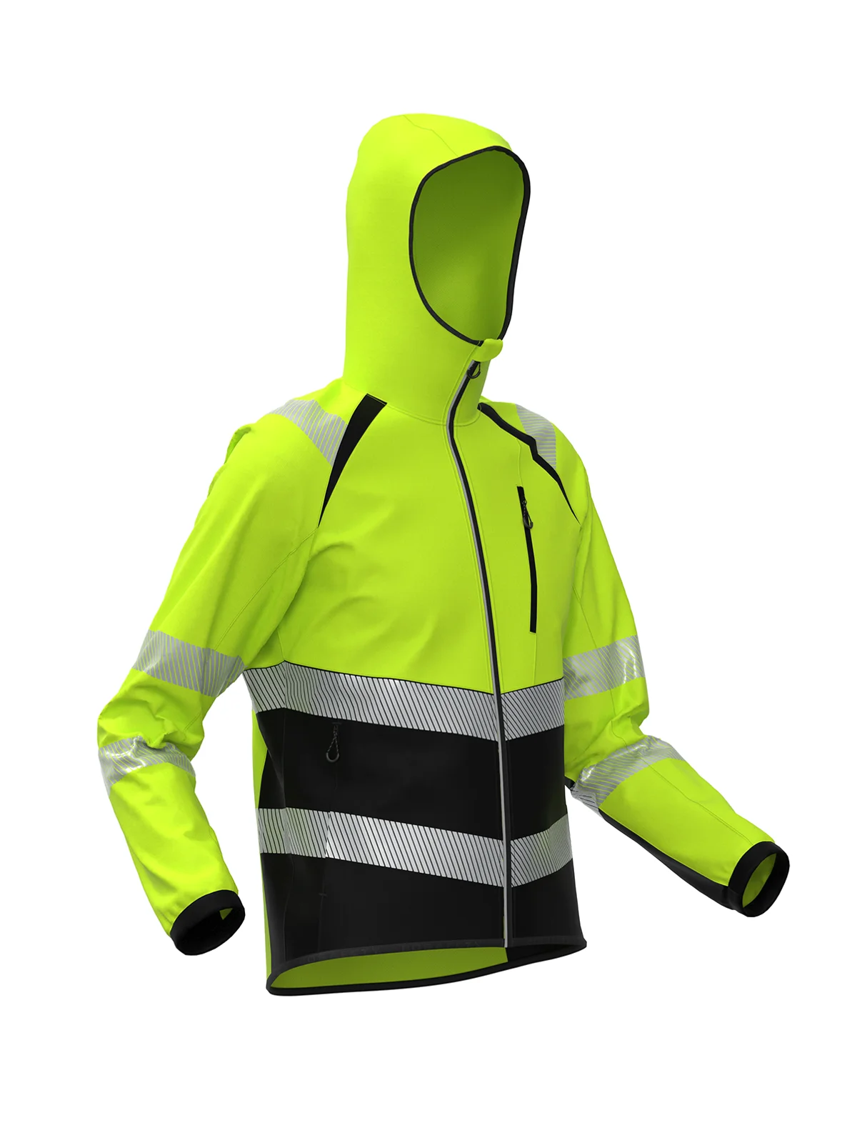 Softshell jakna TOPEK Hi-vis Class 2 – pogled 4