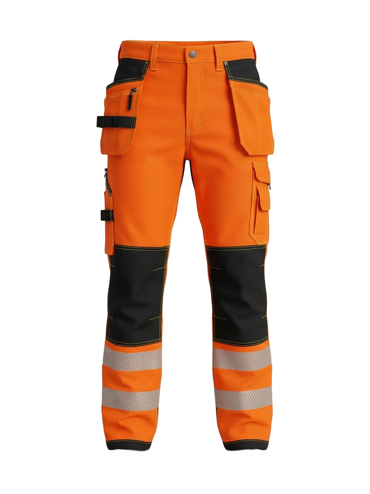 Rastezljive hlače s pamukom COMBO PLUS Hi-vis Class 2