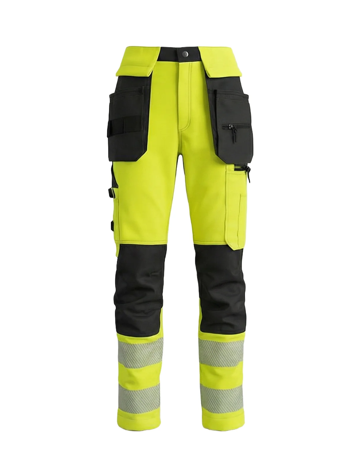 Hlače s elastičnim detaljima MASHUP PLUS Hi-vis Class 2