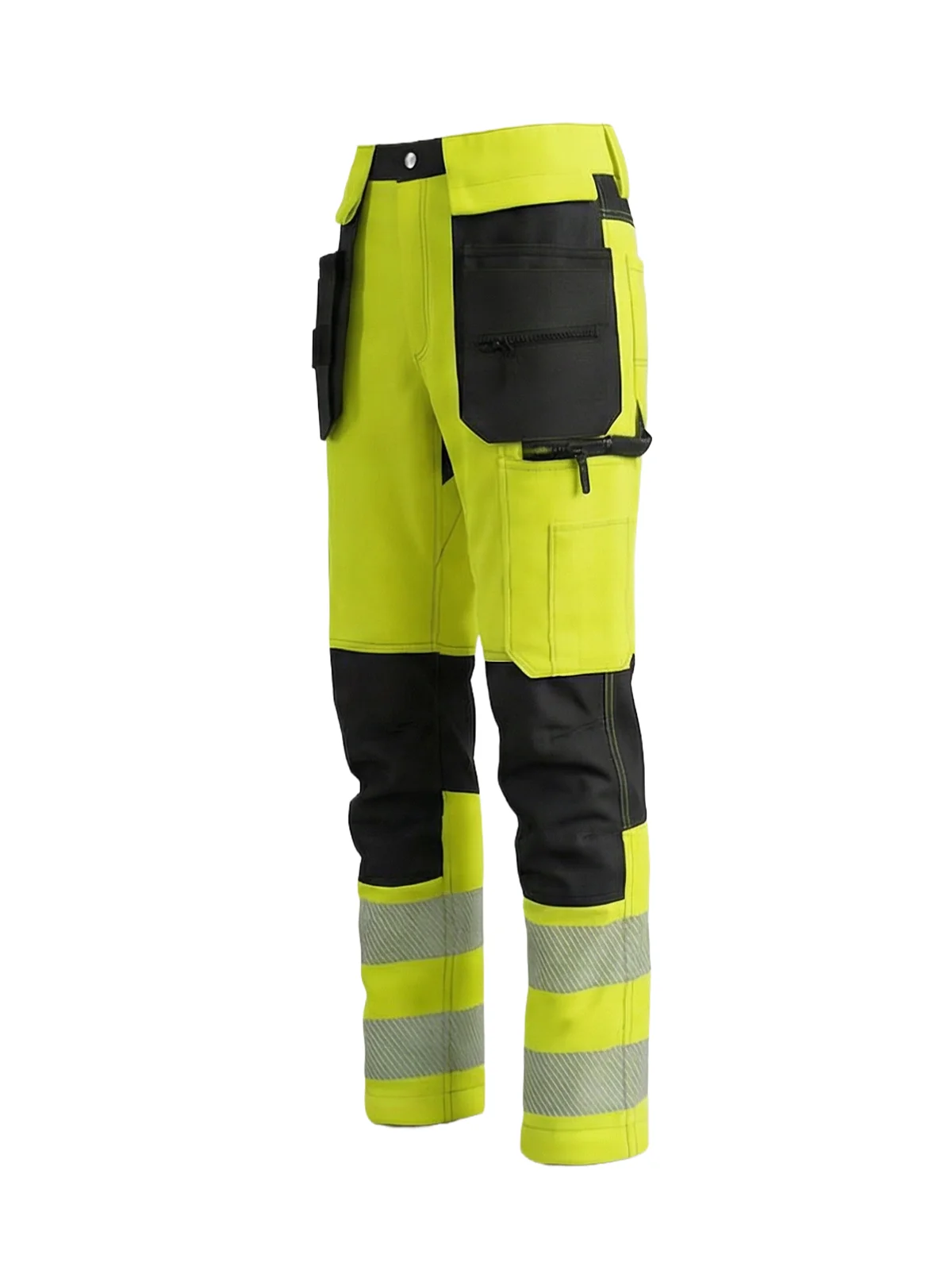 Hlače s elastičnim detaljima MASHUP PLUS Hi-vis Class 2 – pogled 3